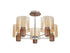 Brooks Semi Flush Light 5 Light